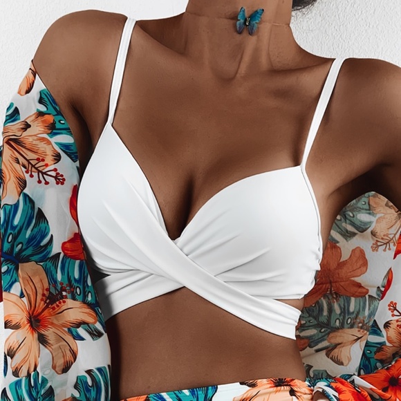Rouge! Other - White Push Up Swim Bra Top